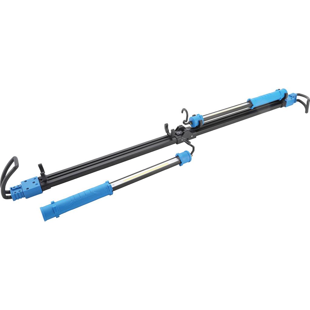 COB-LED-Motorhauben-Leuchte mit Akku &amp; Expanderhalterung | 2 COB-LED Arbeits-Handleuchten