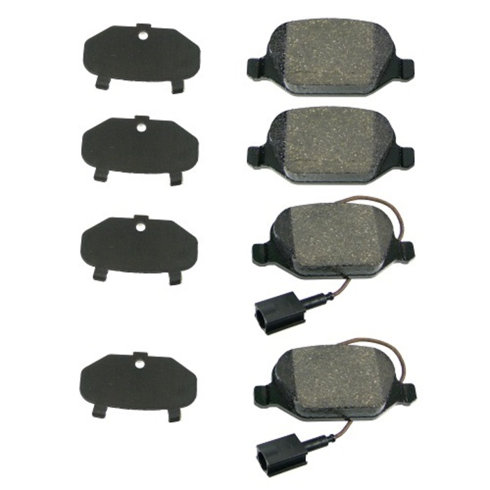 Bremsklötze hinten mit Zubehör Alfa Romeo Mito(2 X Warnkontakte)