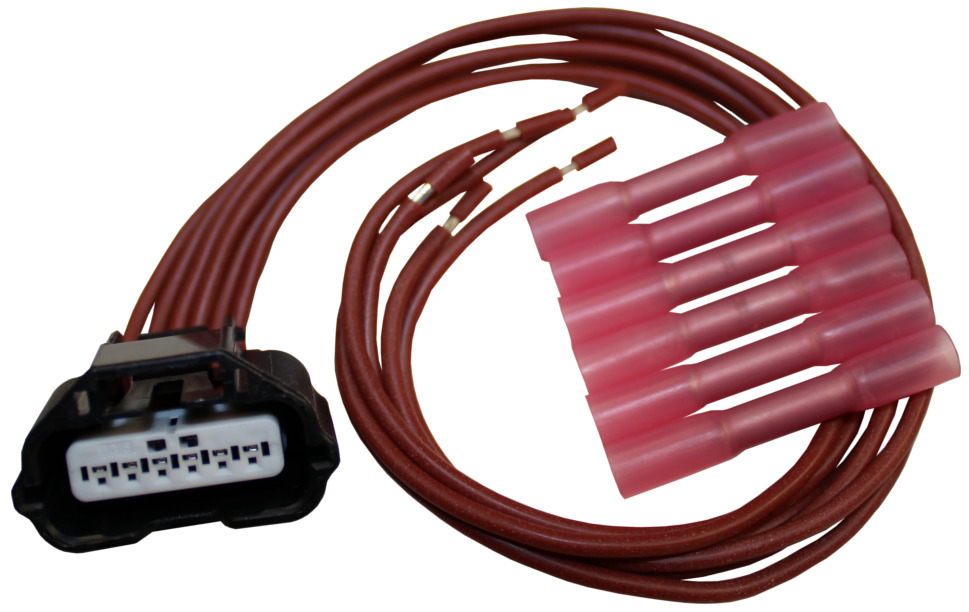 Kit de réparation Connecteur Vanne EGR, 6-fils, Diesel 1.9 dCi, Laguna II (05 -), Mégane II (05 -) Scenic (05 -), avec câble en silicone de haute qualité