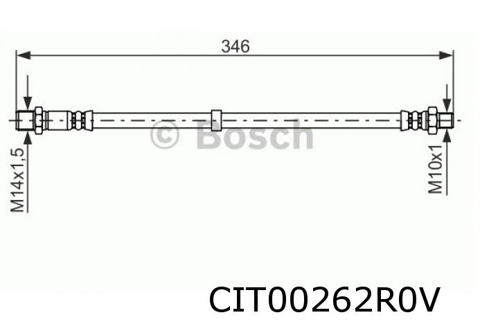 Flexible de frein CX avant