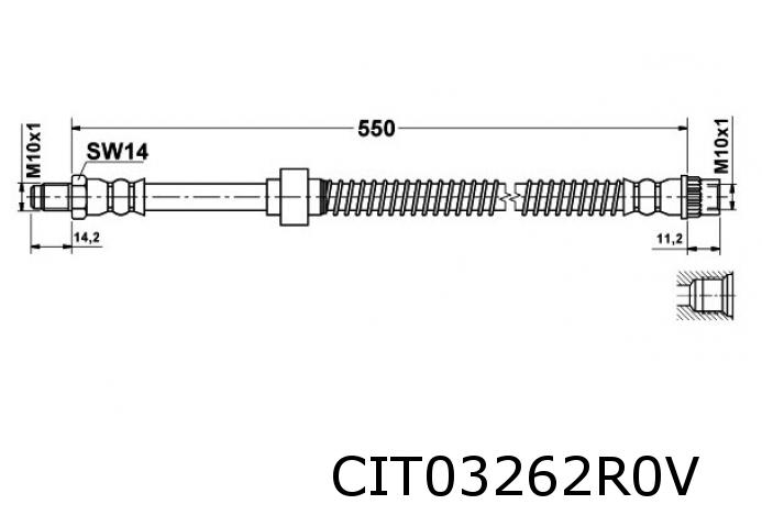 C5 remslang voorzijde